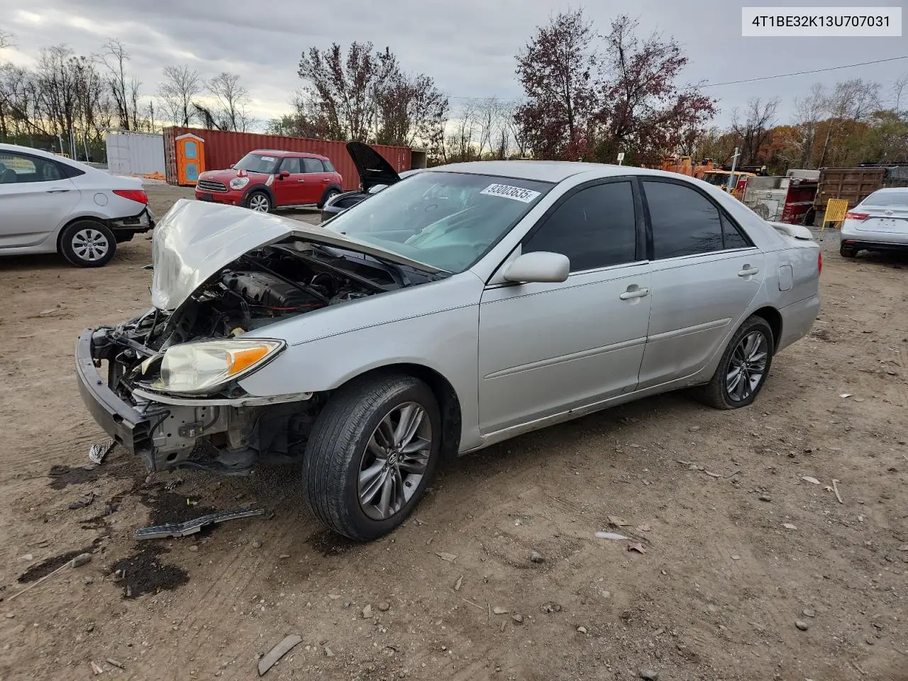 4T1BE32K13U707031 2003 Toyota Camry Le