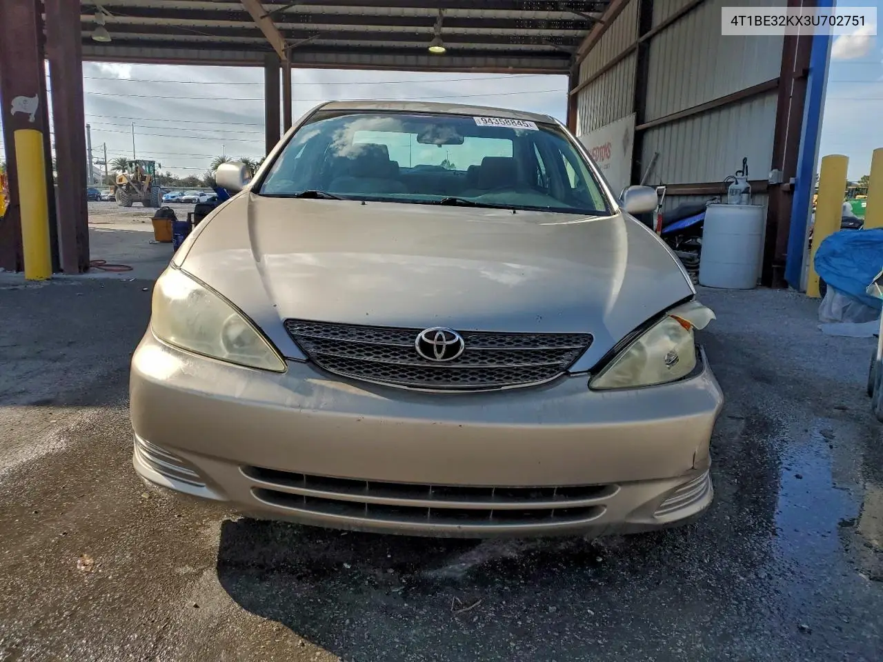 4T1BE32KX3U702751 2003 Toyota Camry Le