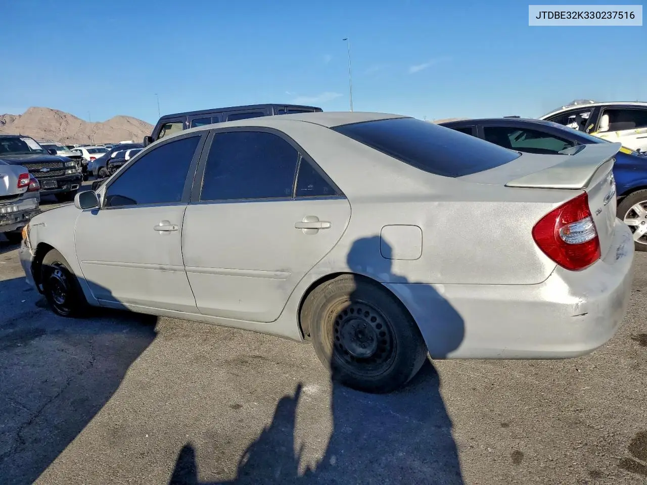JTDBE32K330237516 2003 Toyota Camry Le