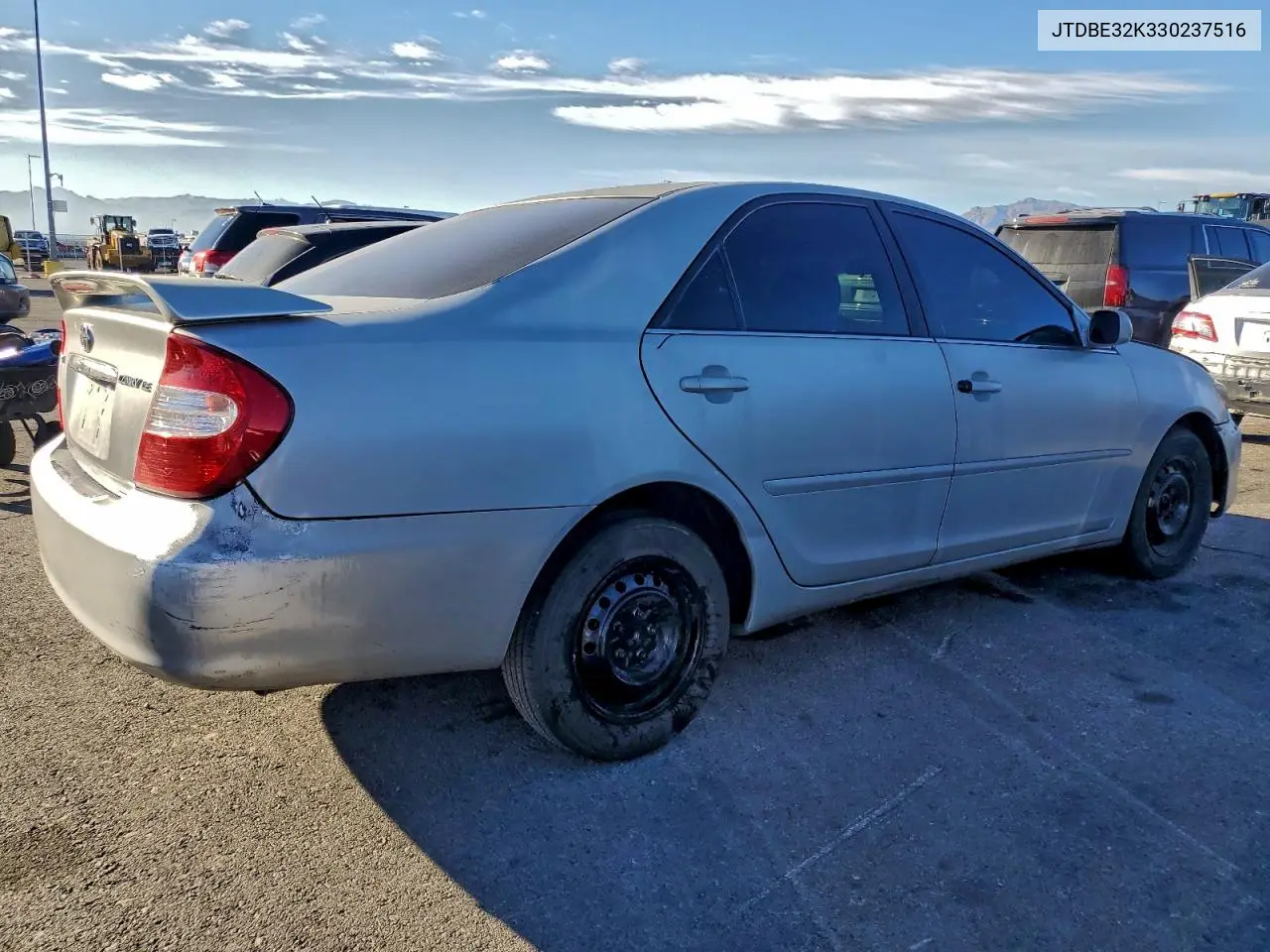 JTDBE32K330237516 2003 Toyota Camry Le