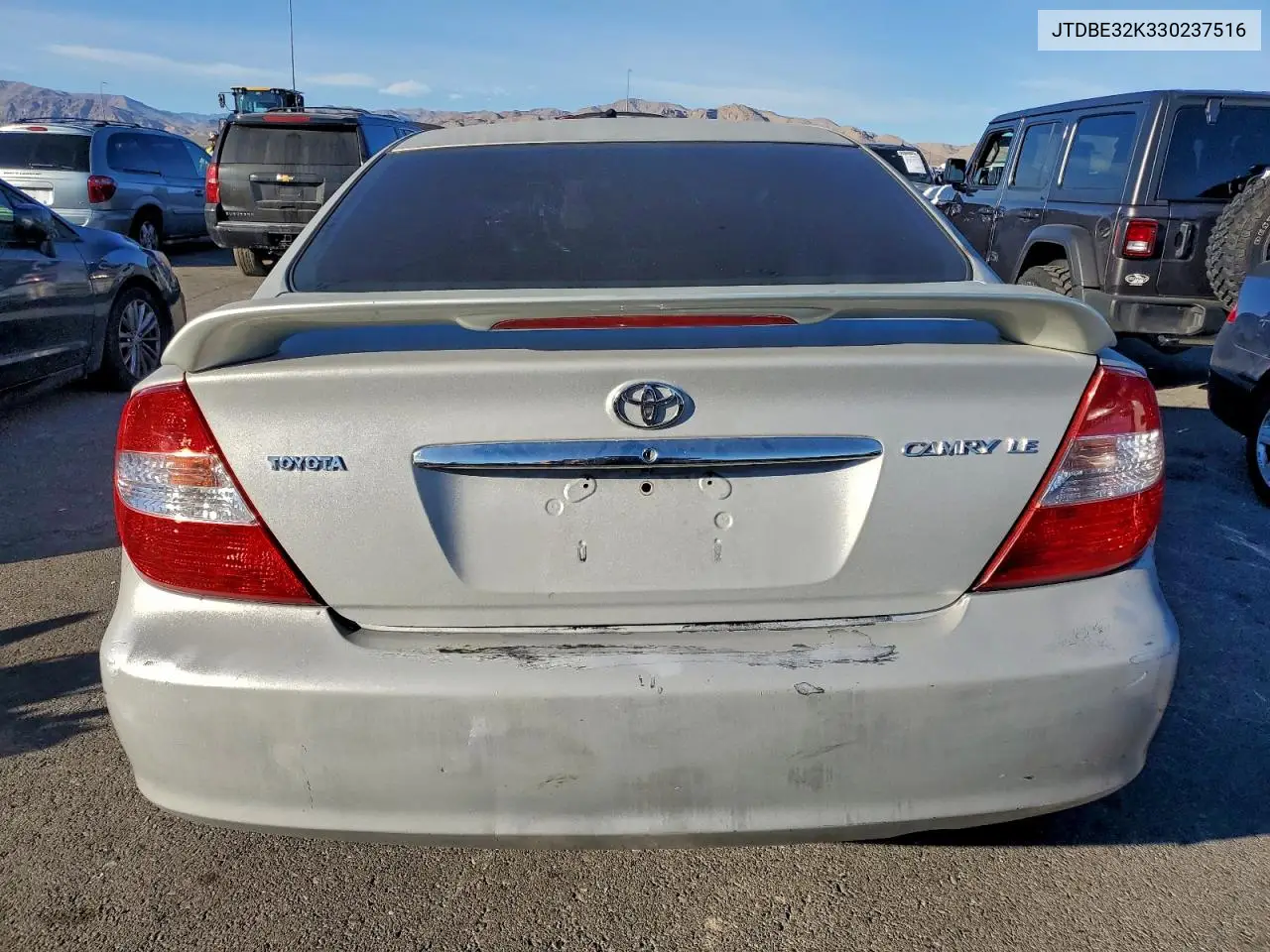 JTDBE32K330237516 2003 Toyota Camry Le