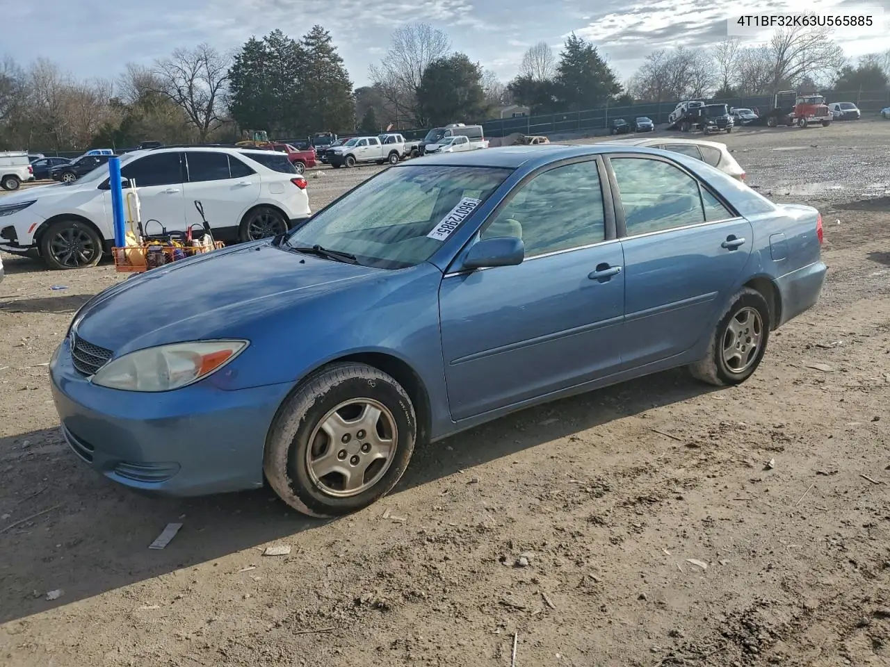 4T1BF32K63U565885 2003 Toyota Camry Le