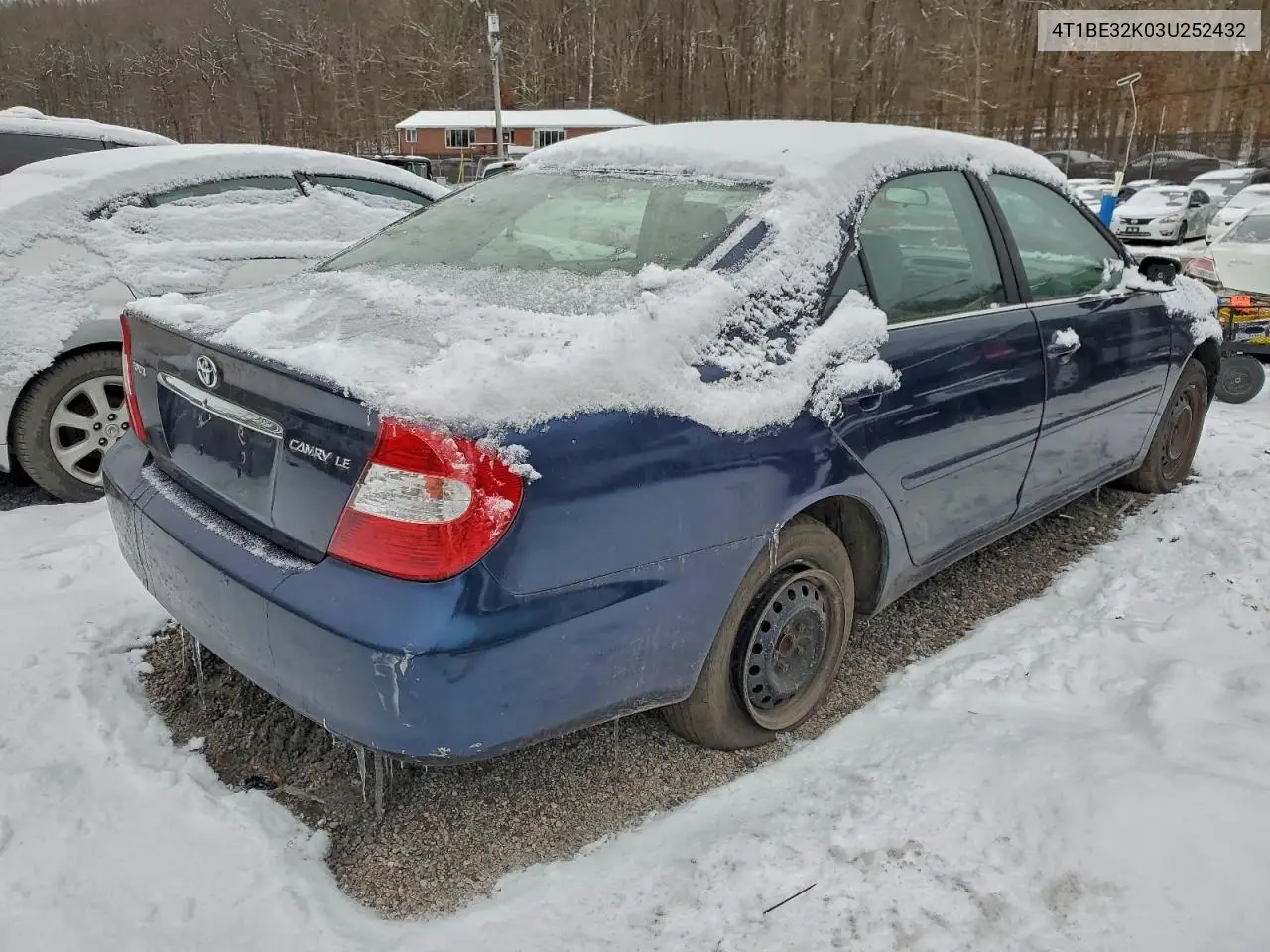 4T1BE32K03U252432 2003 Toyota Camry Le