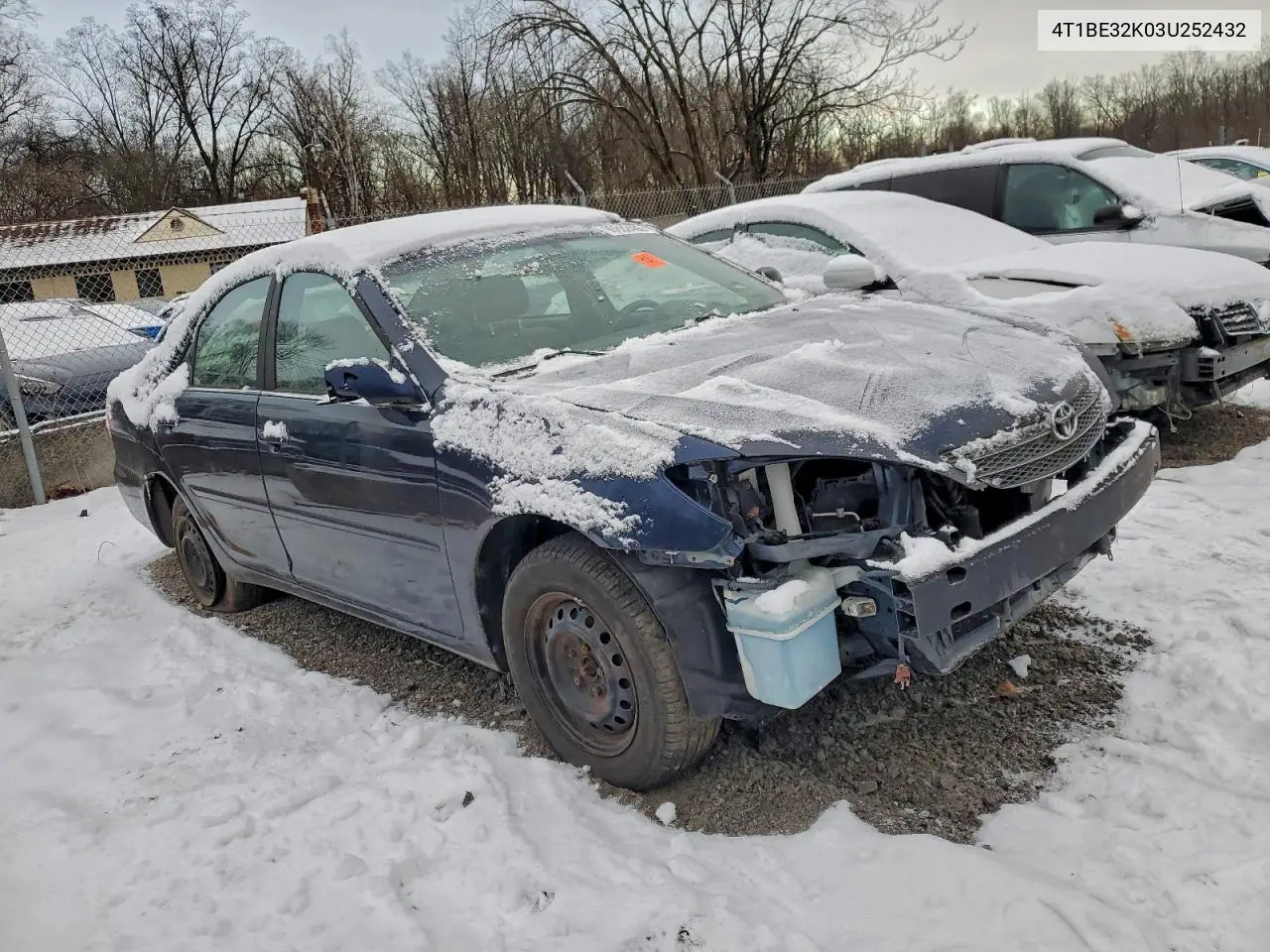 4T1BE32K03U252432 2003 Toyota Camry Le