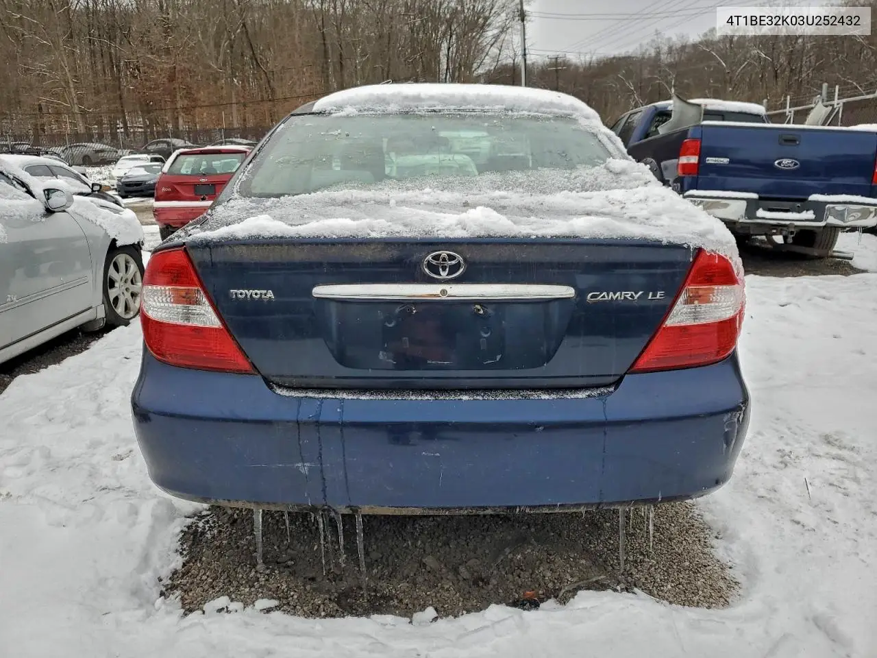 4T1BE32K03U252432 2003 Toyota Camry Le