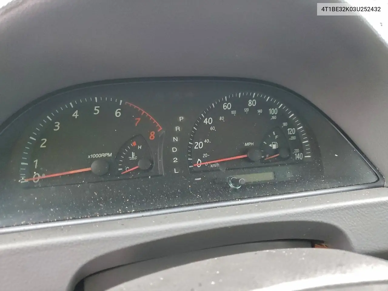 4T1BE32K03U252432 2003 Toyota Camry Le