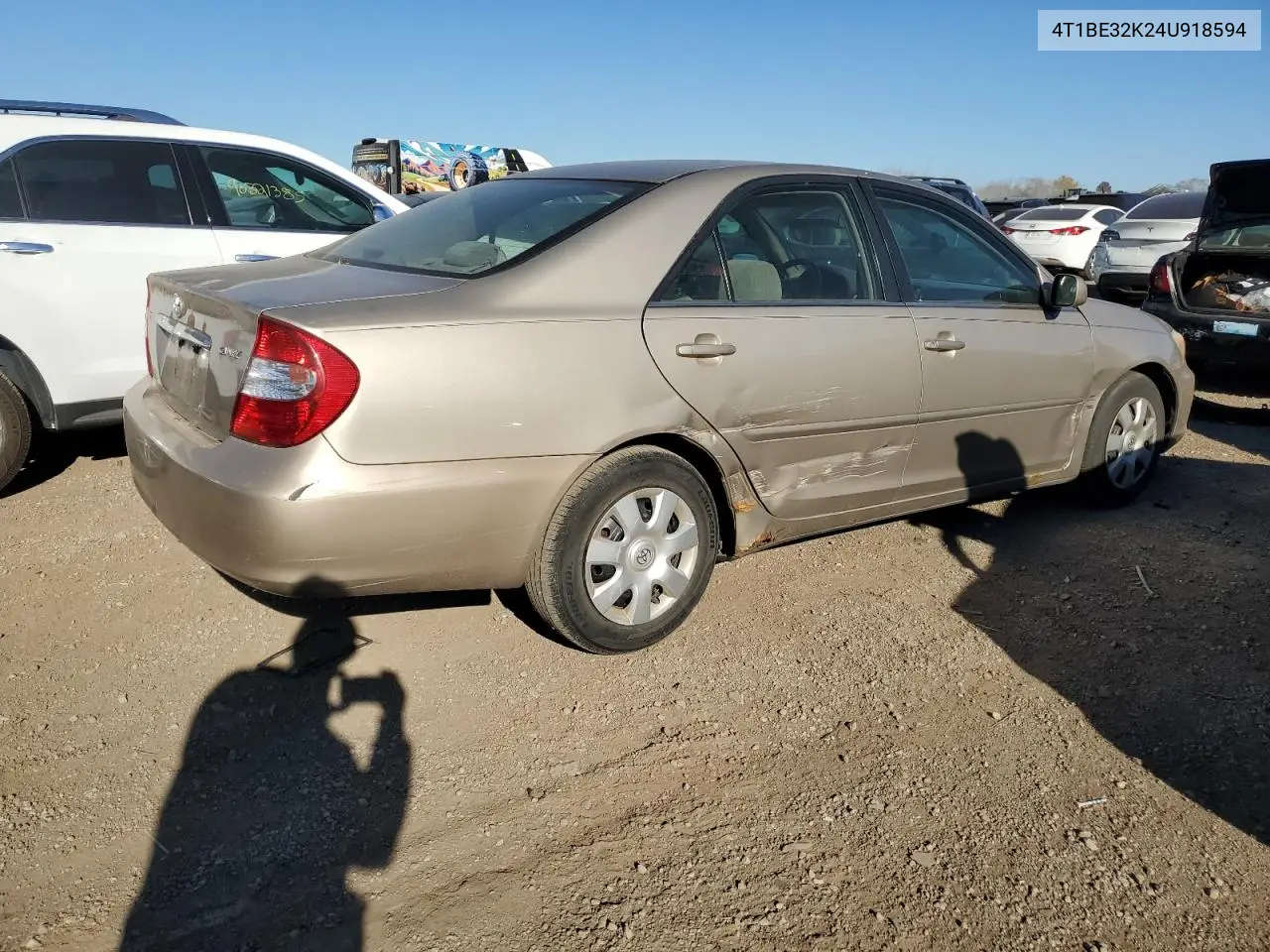 4T1BE32K24U918594 2004 Toyota Camry Le