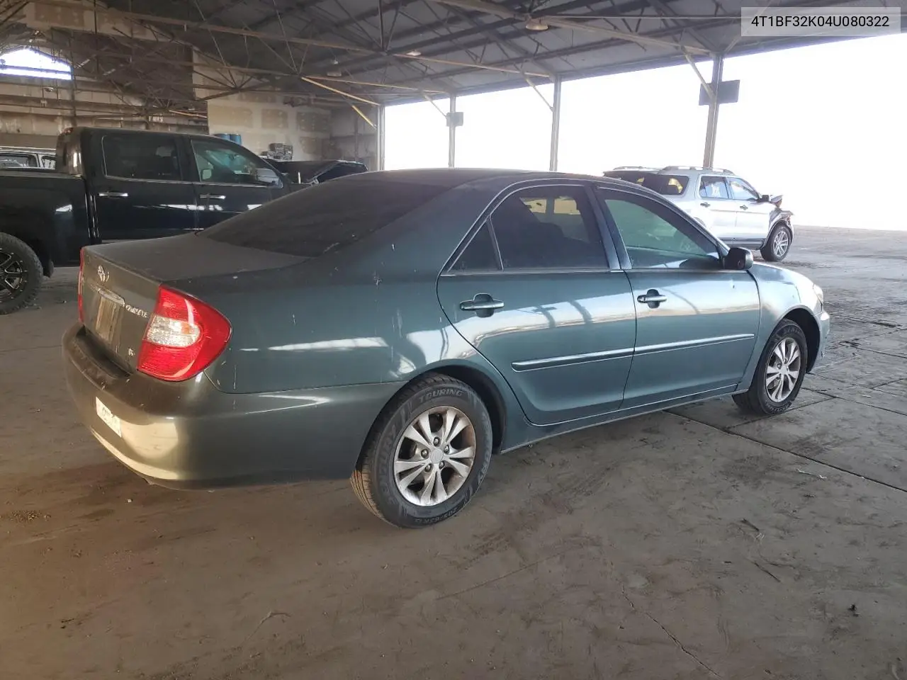 4T1BF32K04U080322 2004 Toyota Camry Le