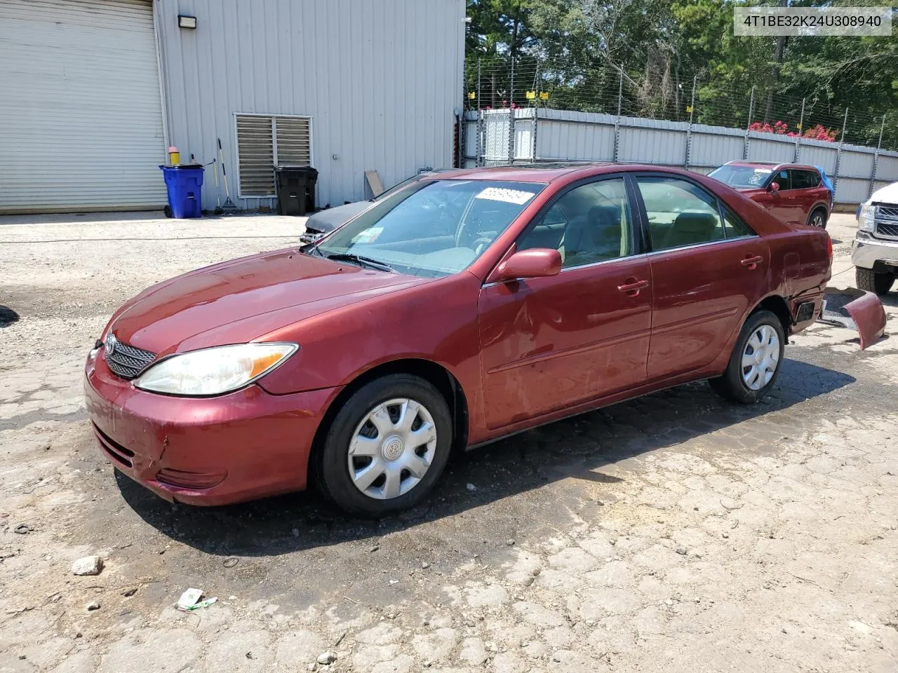 4T1BE32K24U308940 2004 Toyota Camry Le