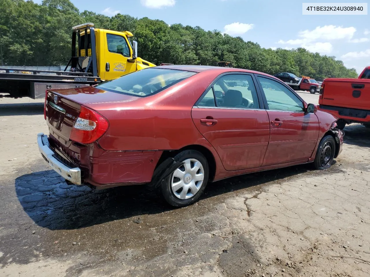 4T1BE32K24U308940 2004 Toyota Camry Le