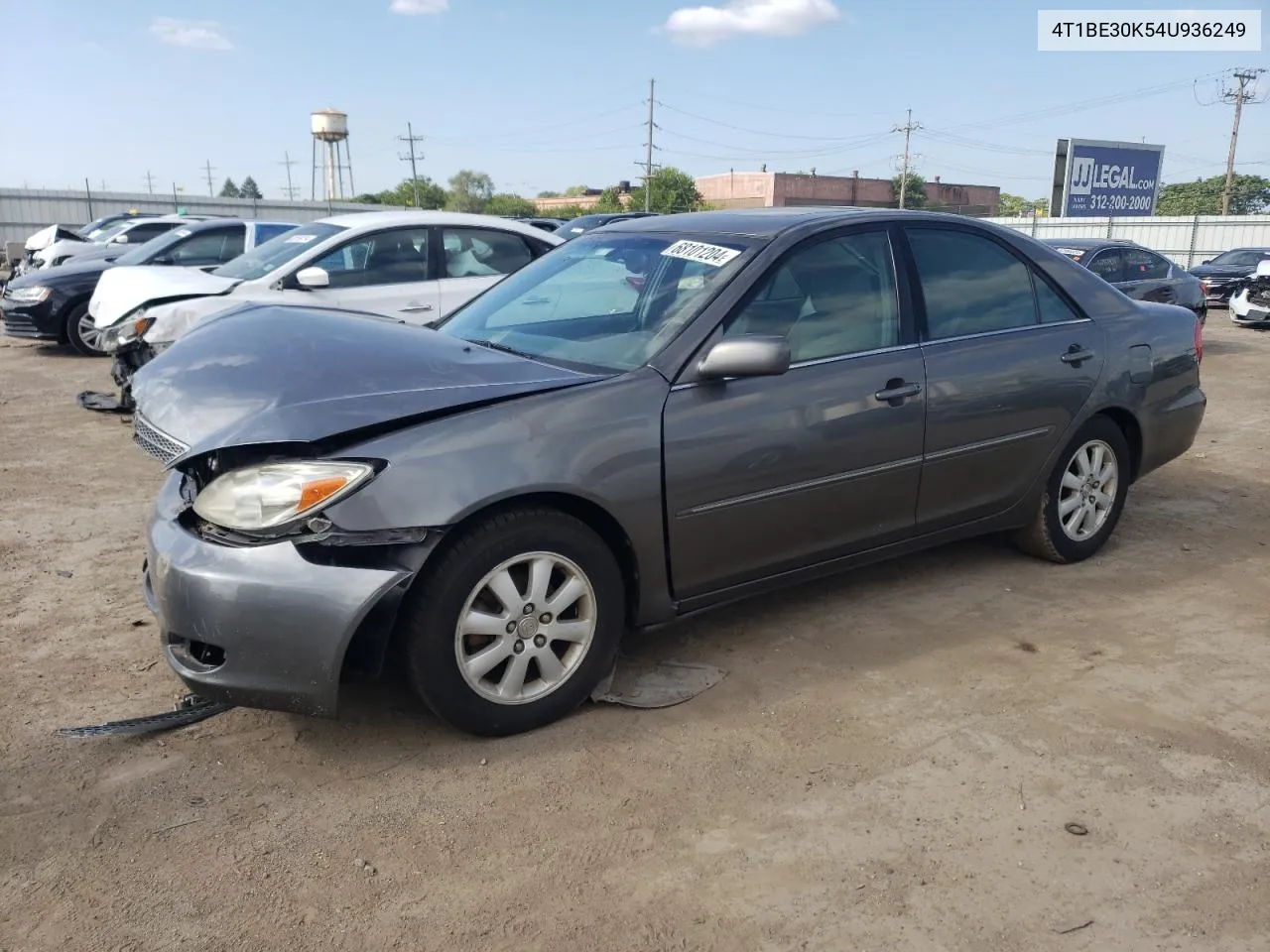 4T1BE30K54U936249 2004 Toyota Camry Le