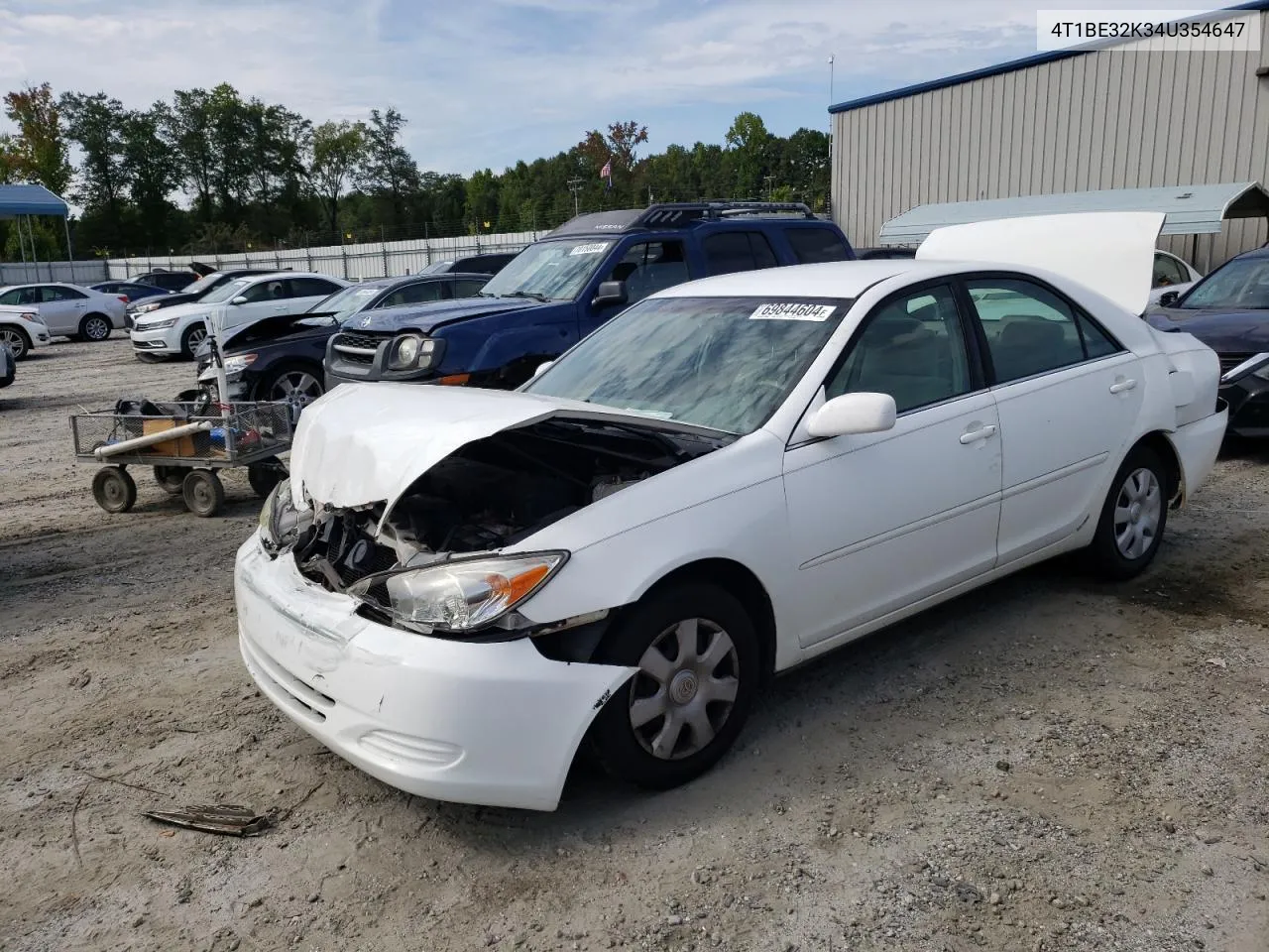 4T1BE32K34U354647 2004 Toyota Camry Le