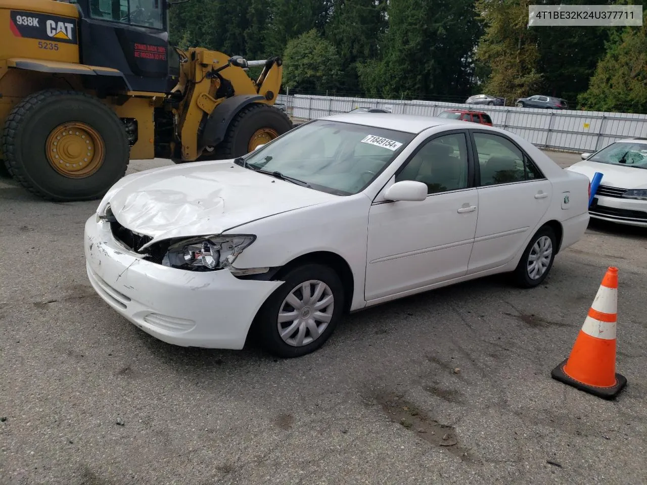 4T1BE32K24U377711 2004 Toyota Camry Le