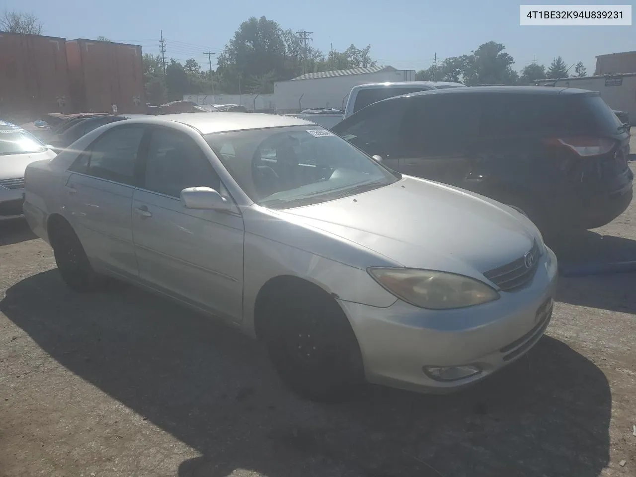 4T1BE32K94U839231 2004 Toyota Camry Le