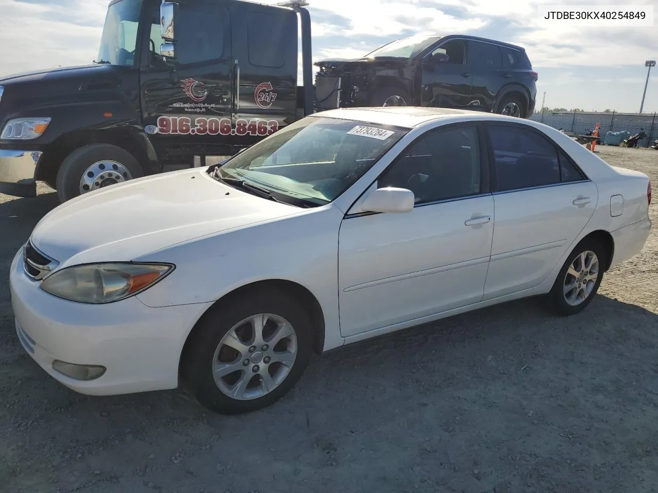 JTDBE30KX40254849 2004 Toyota Camry Le