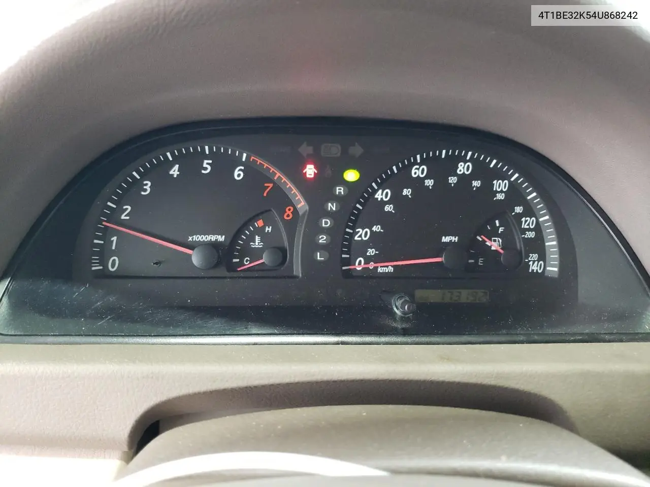 4T1BE32K54U868242 2004 Toyota Camry Le