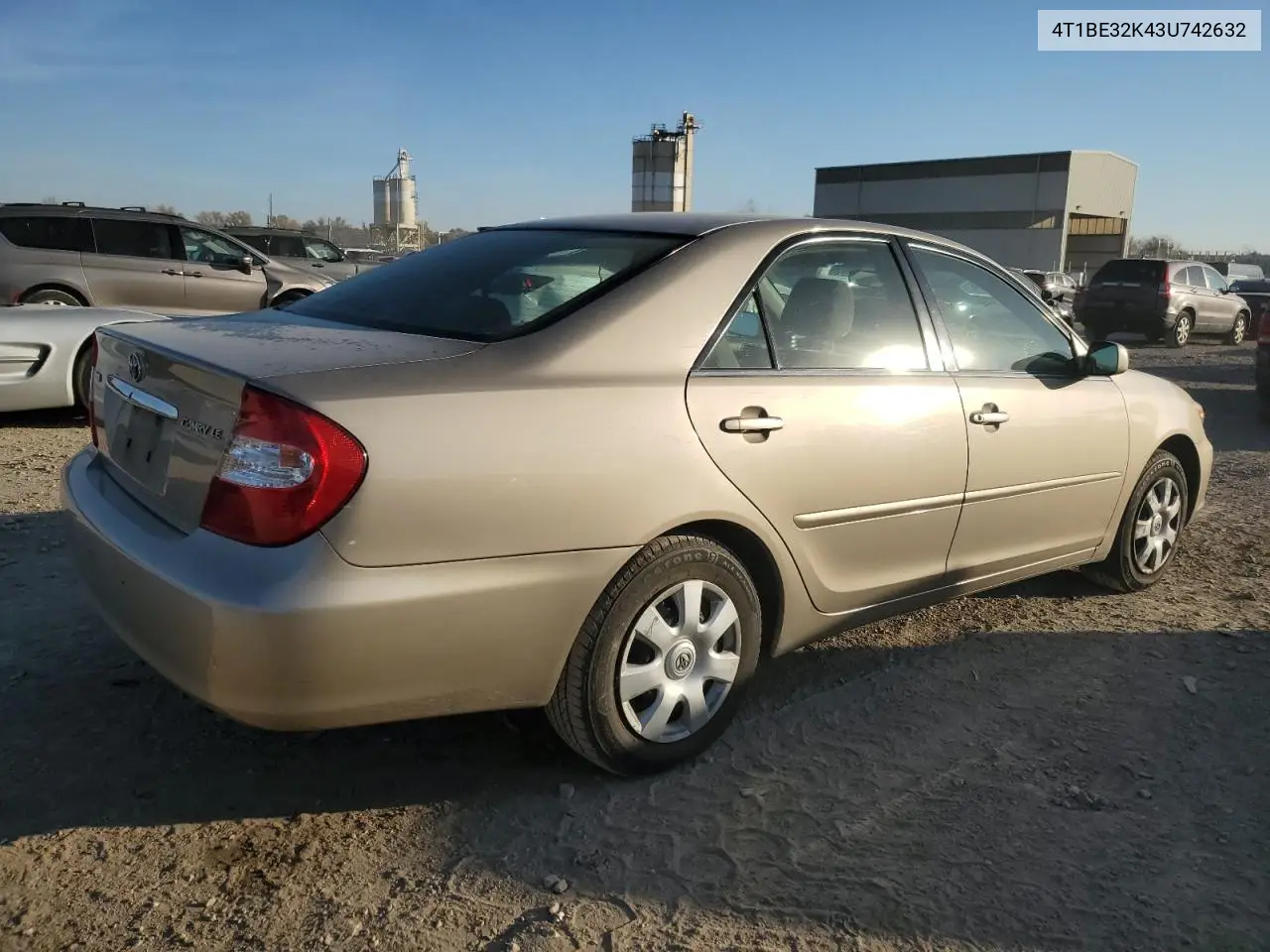 4T1BE32K43U742632 2003 Toyota Camry Le