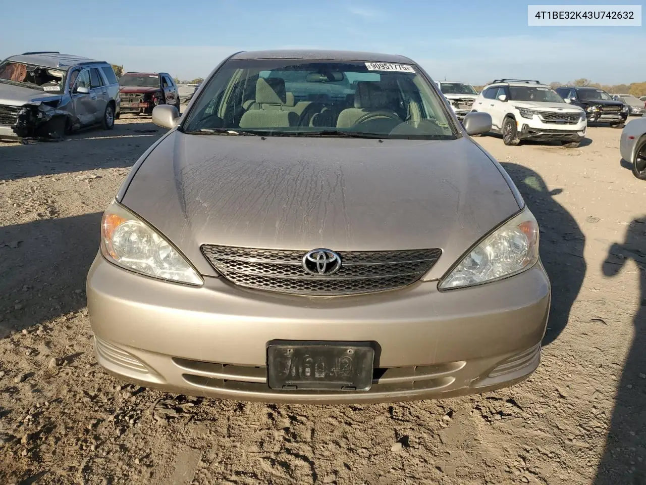4T1BE32K43U742632 2003 Toyota Camry Le