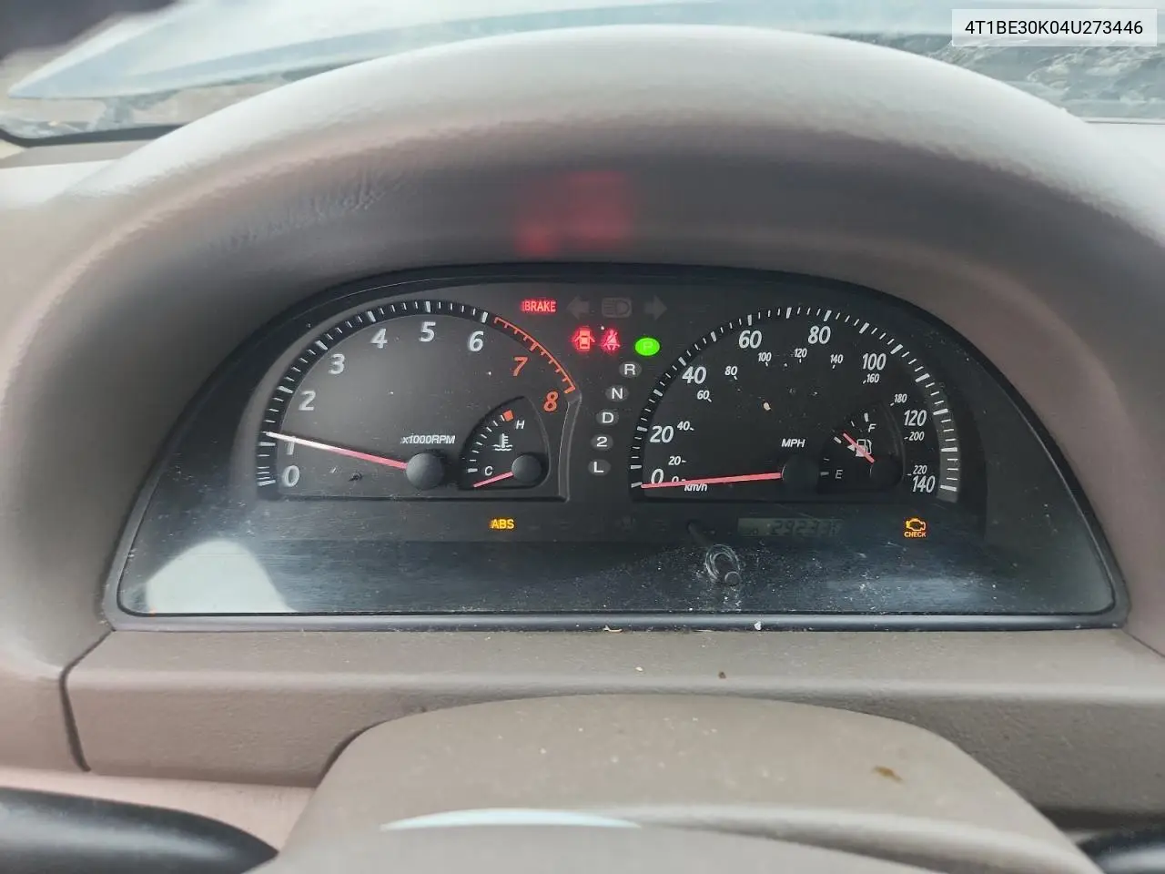 4T1BE30K04U273446 2004 Toyota Camry Le