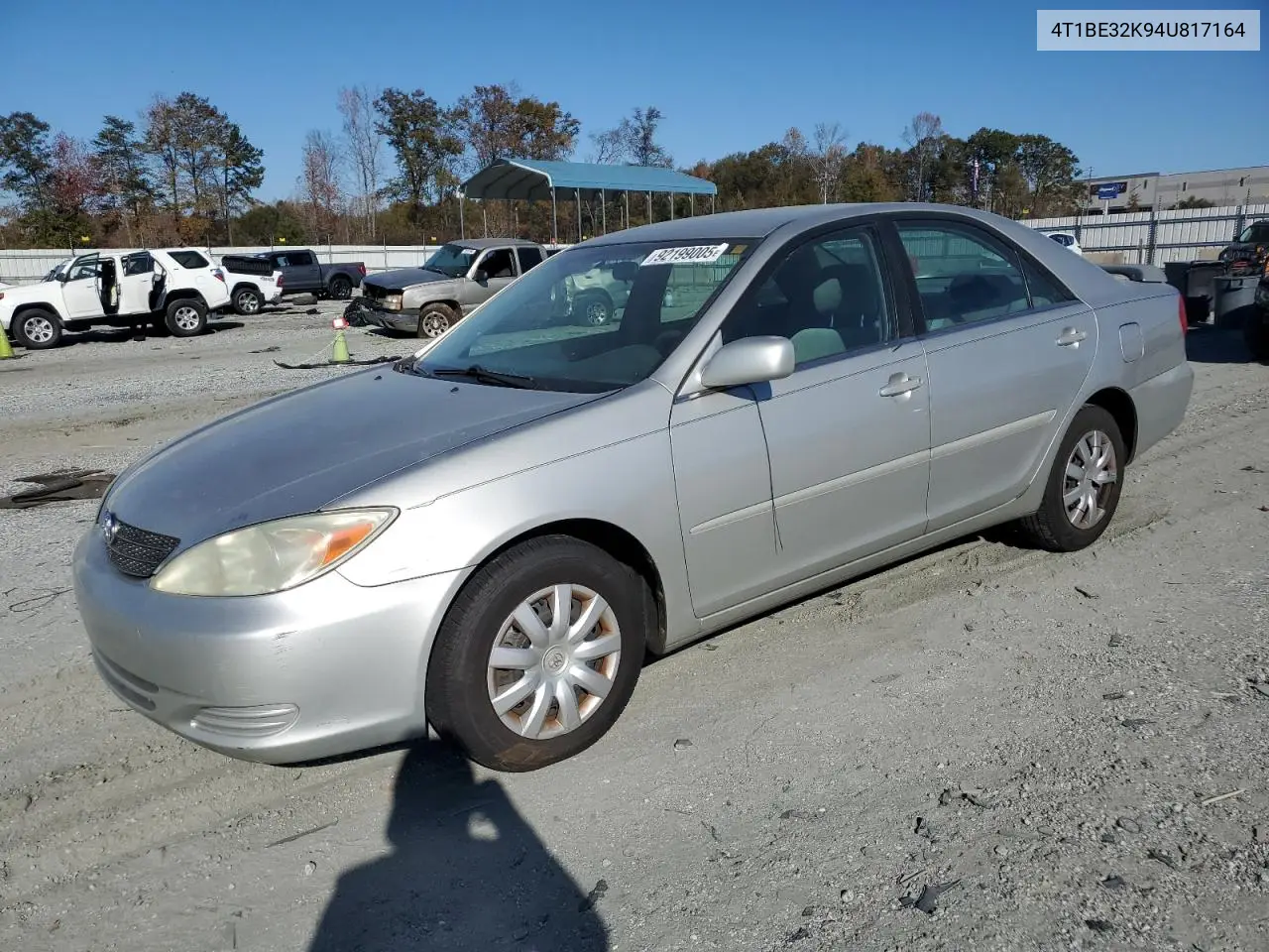 4T1BE32K94U817164 2004 Toyota Camry Le