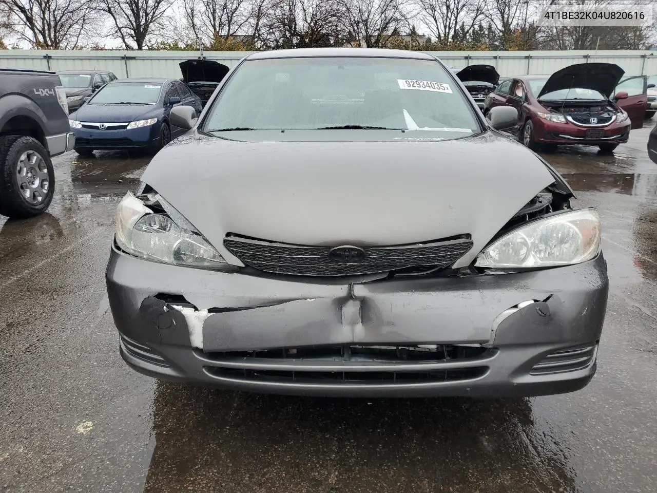 4T1BE32K04U820616 2004 Toyota Camry Le