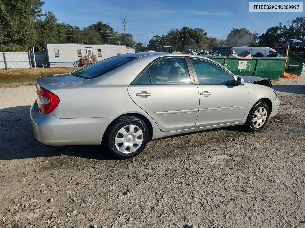 4T1BE32K04U289997 2004 Toyota Camry Le