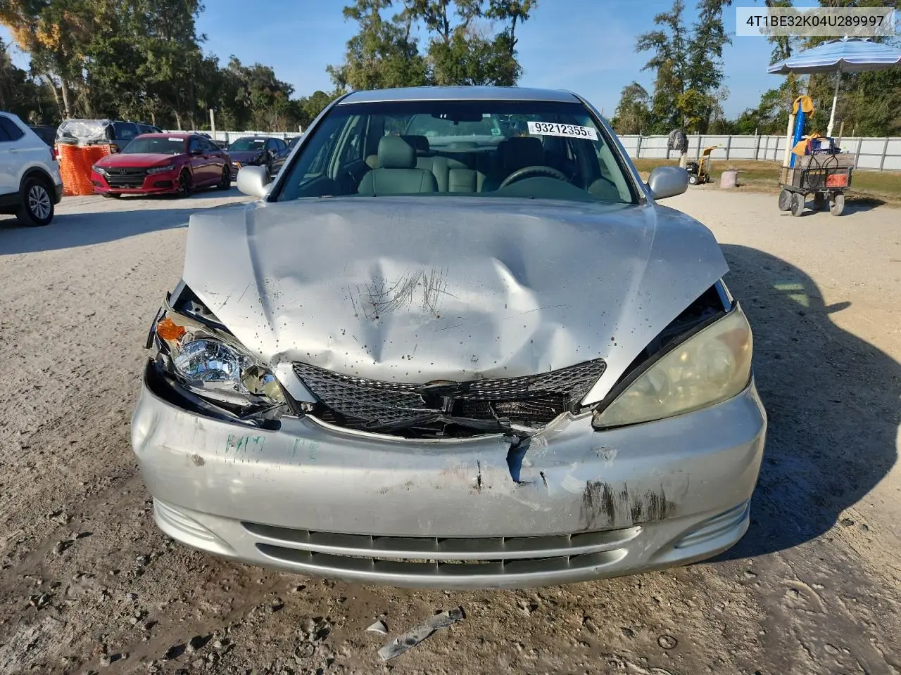 4T1BE32K04U289997 2004 Toyota Camry Le