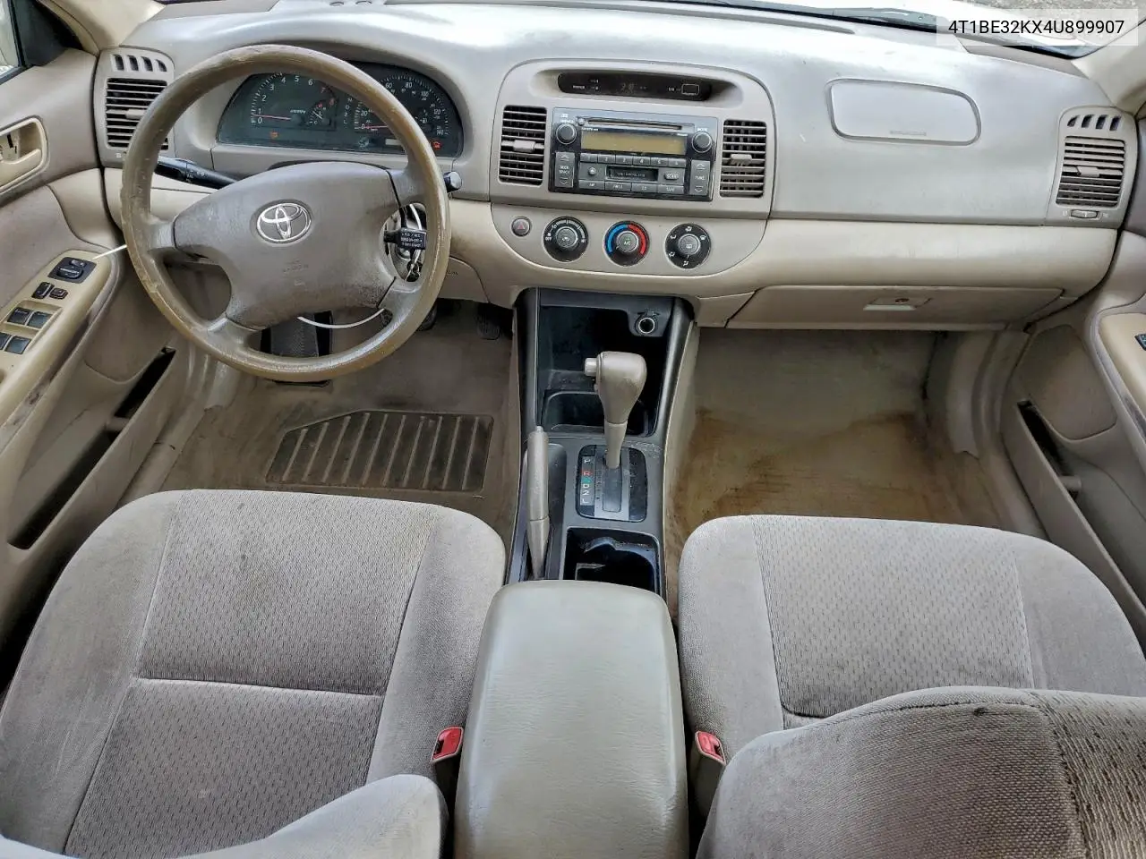 4T1BE32KX4U899907 2004 Toyota Camry Le