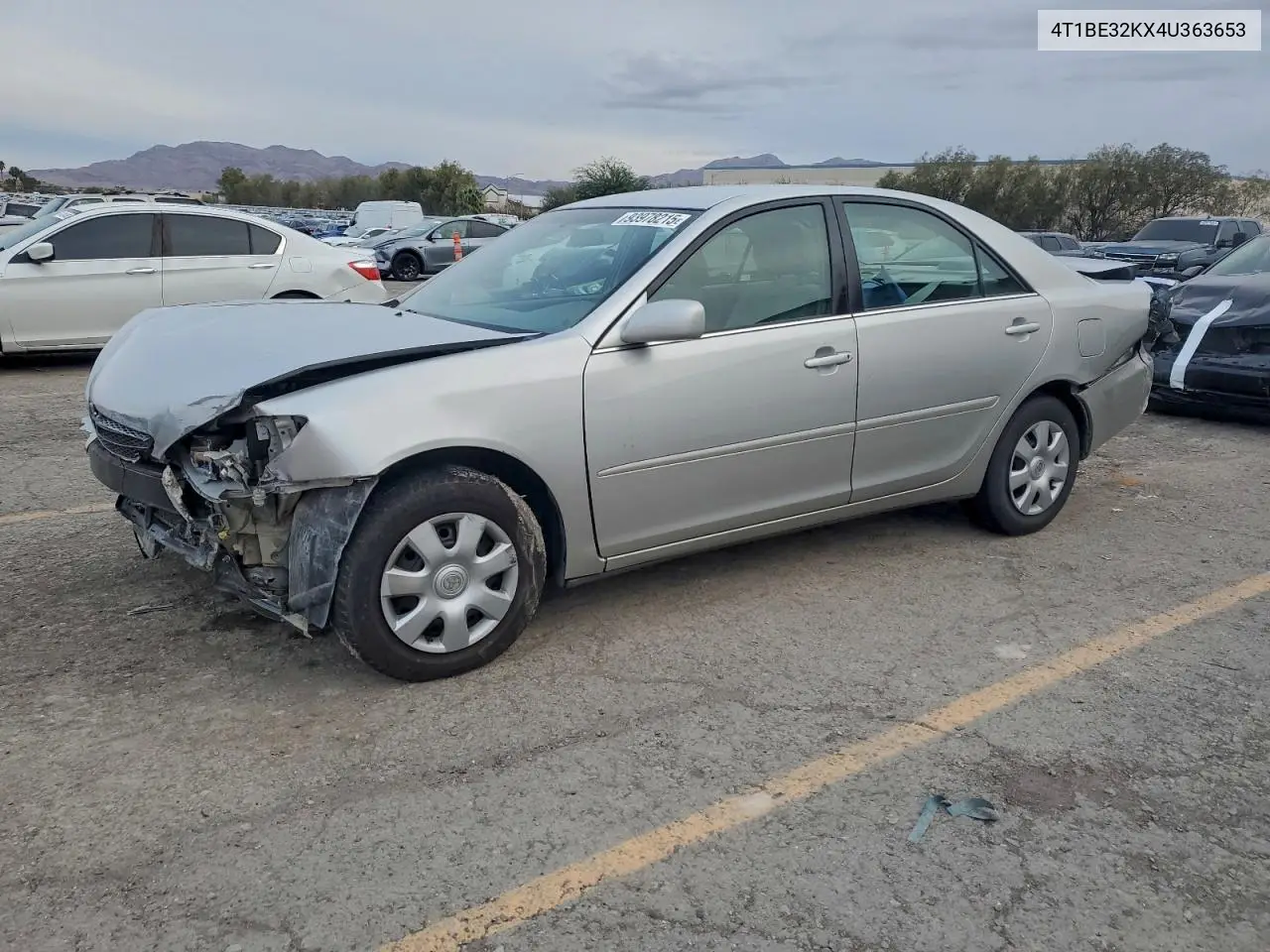 4T1BE32KX4U363653 2004 Toyota Camry Le