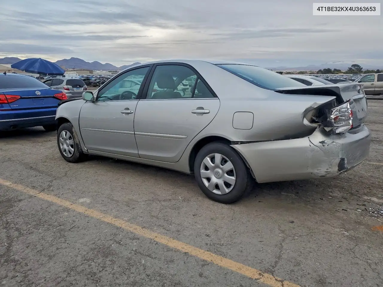 4T1BE32KX4U363653 2004 Toyota Camry Le