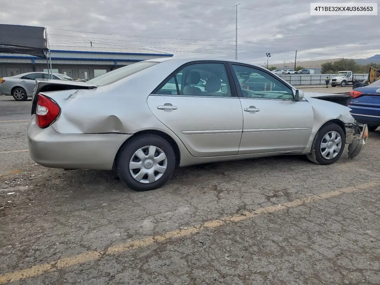 4T1BE32KX4U363653 2004 Toyota Camry Le