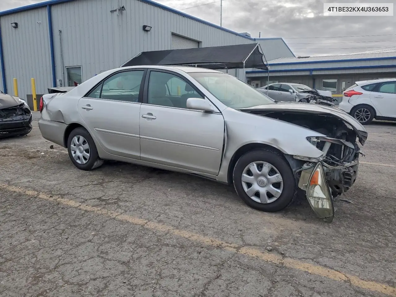 4T1BE32KX4U363653 2004 Toyota Camry Le