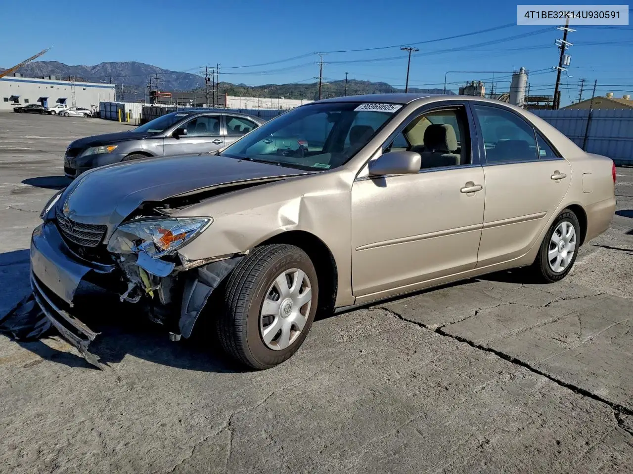 4T1BE32K14U930591 2004 Toyota Camry Le