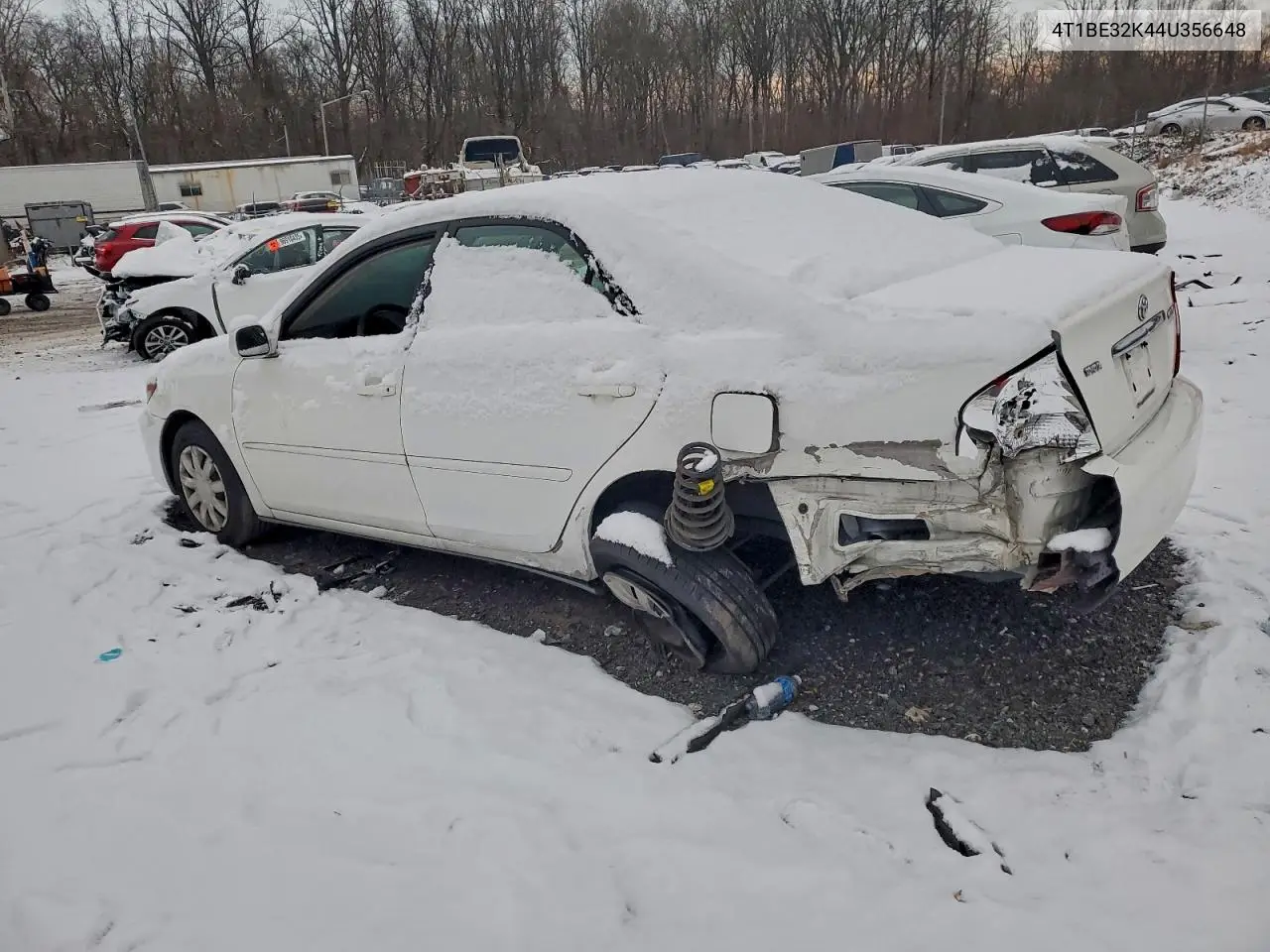 4T1BE32K44U356648 2004 Toyota Camry Le