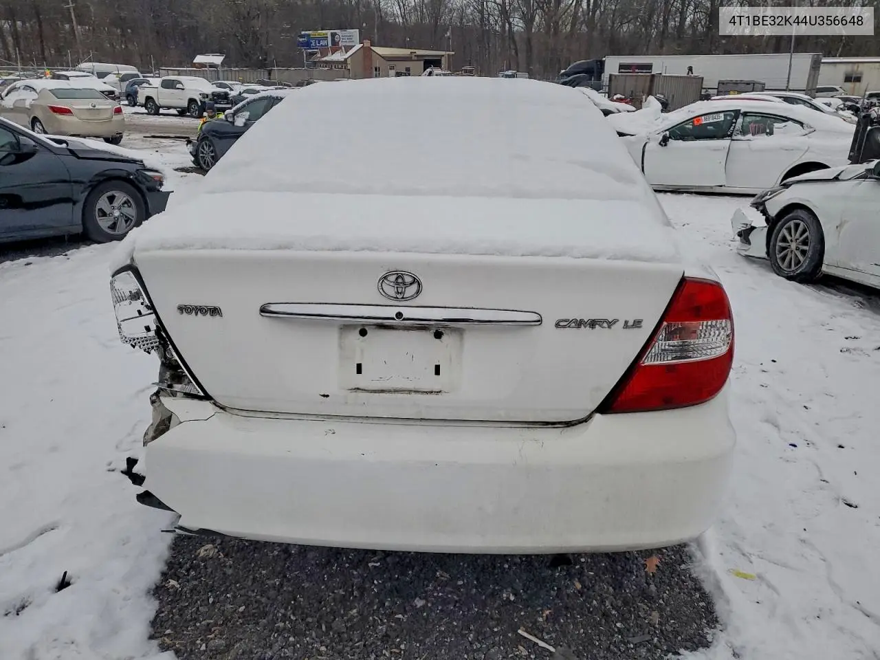 4T1BE32K44U356648 2004 Toyota Camry Le