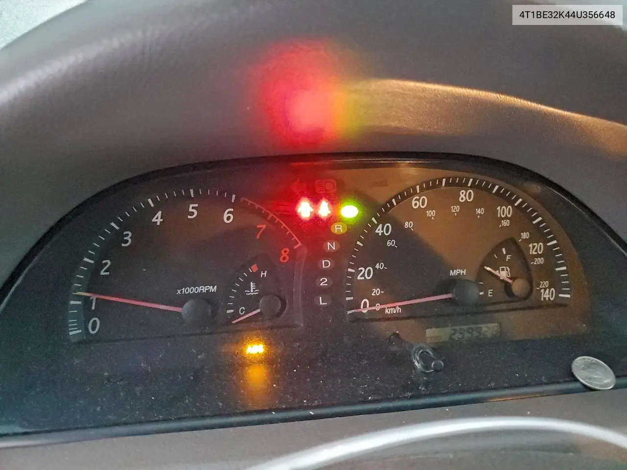4T1BE32K44U356648 2004 Toyota Camry Le