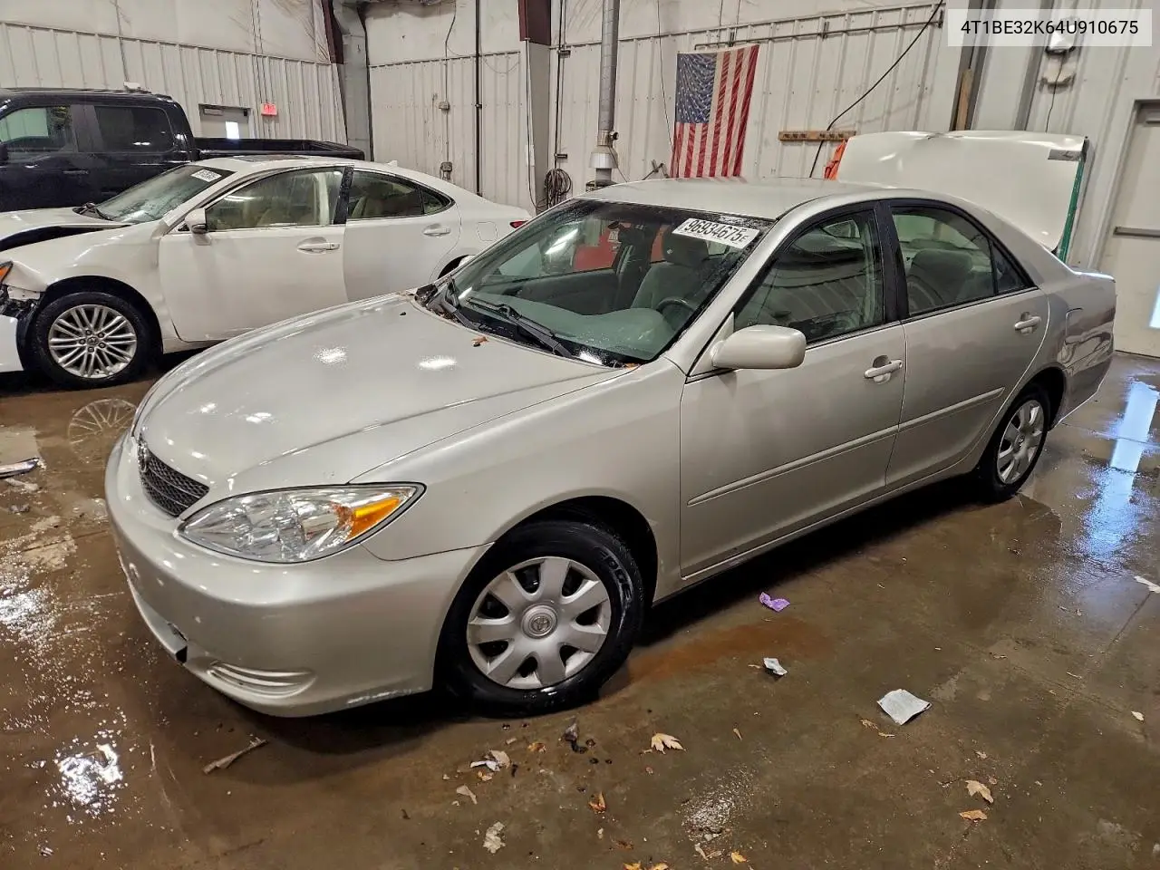 4T1BE32K64U910675 2004 Toyota Camry Le