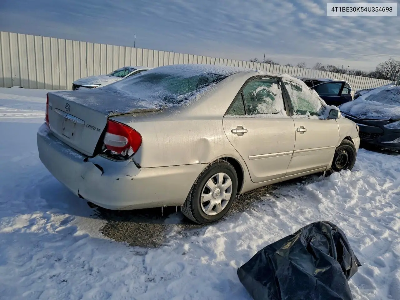 4T1BE30K54U354698 2004 Toyota Camry Le