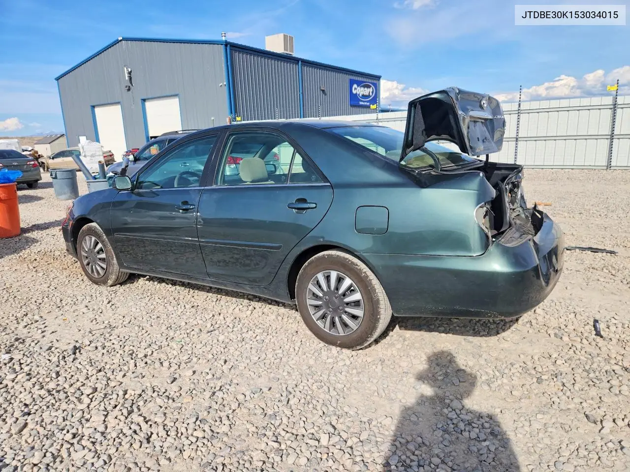 JTDBE30K153034015 2005 Toyota Camry Le