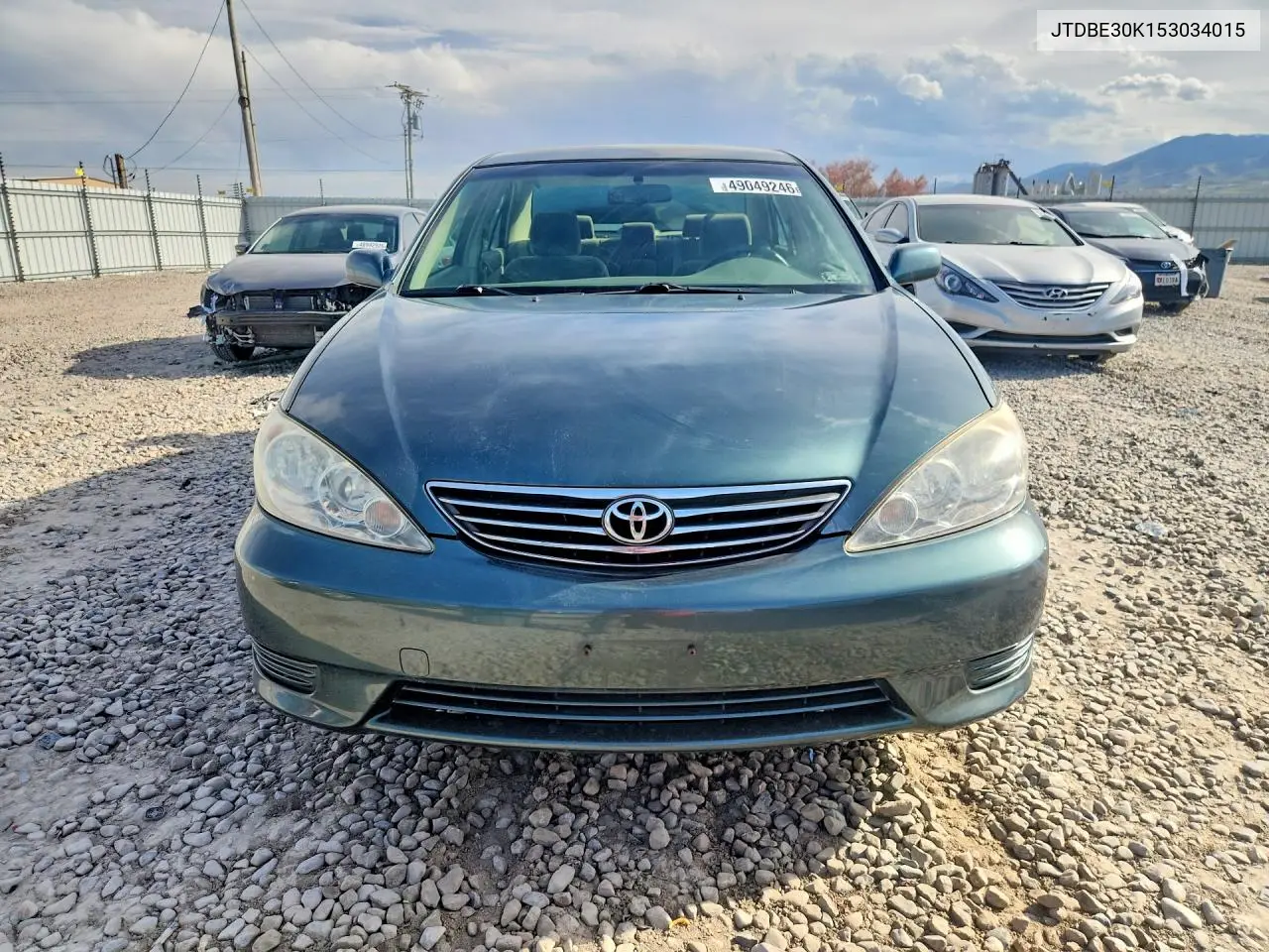 JTDBE30K153034015 2005 Toyota Camry Le