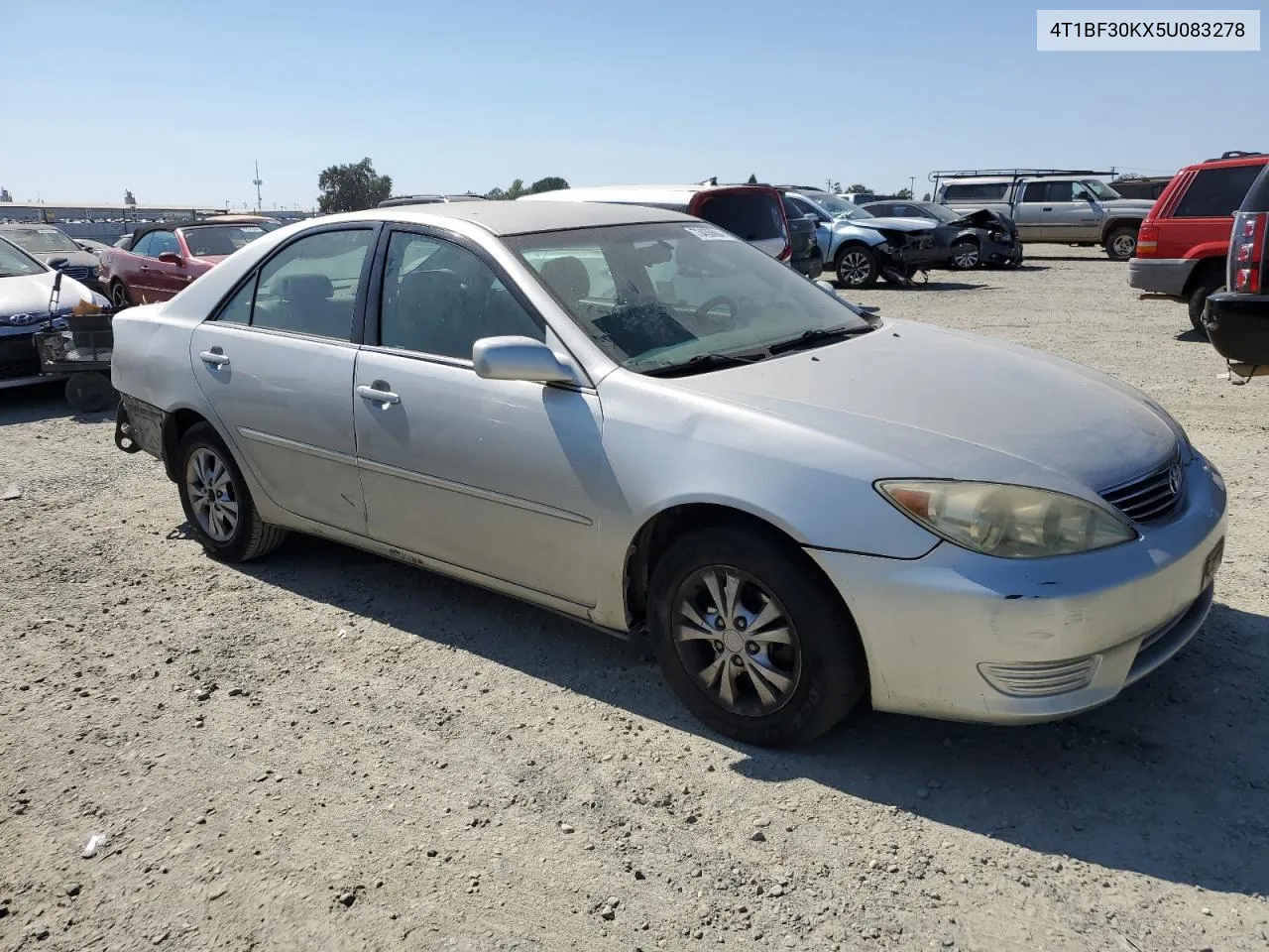 4T1BF30KX5U083278 2005 Toyota Camry Le