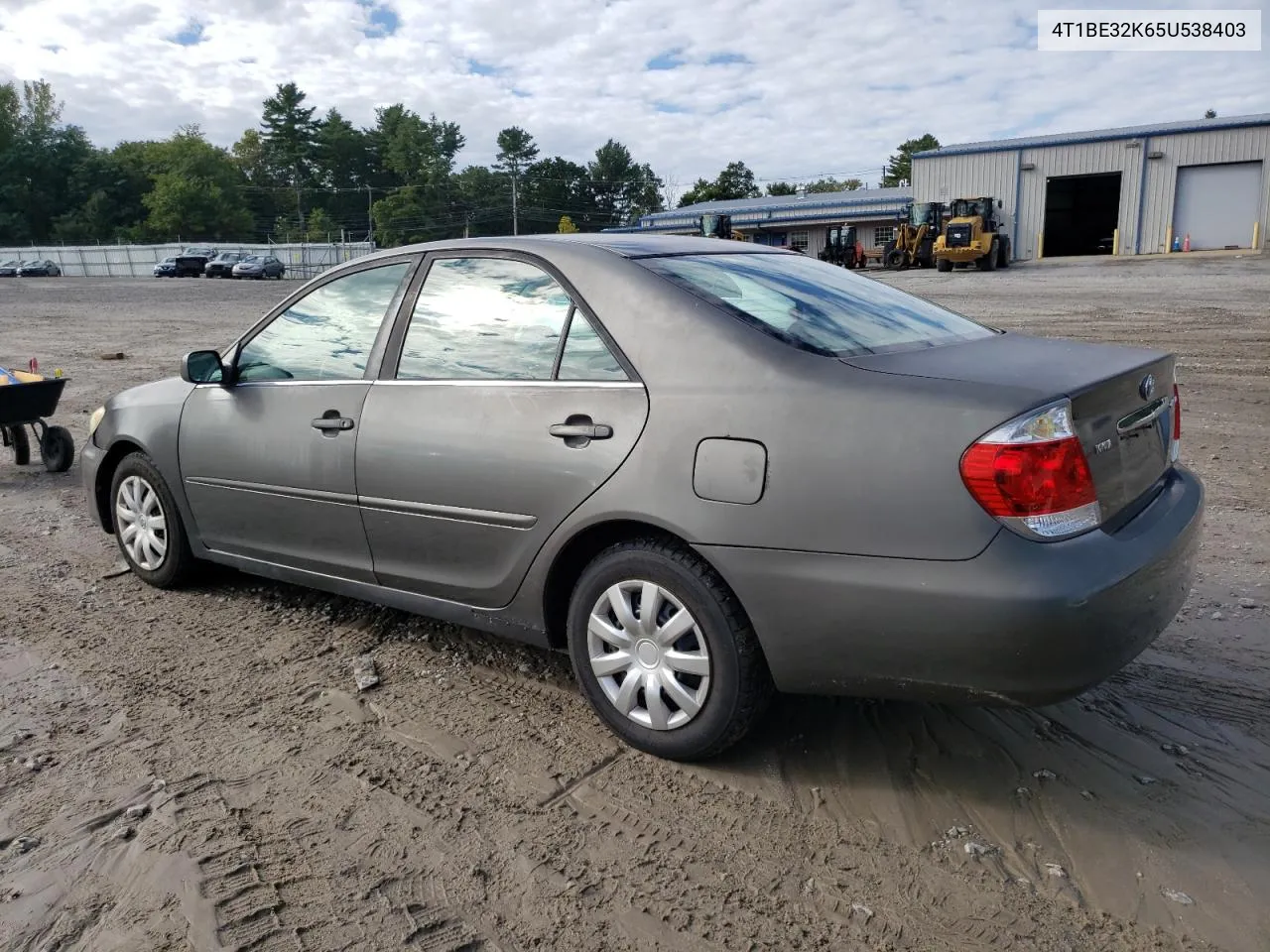 4T1BE32K65U538403 2005 Toyota Camry Le