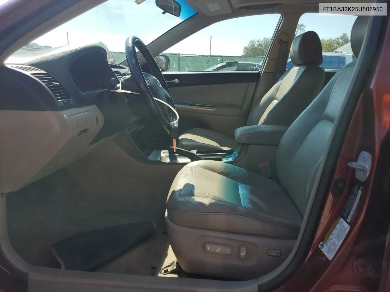 4T1BA32K25U506950 2005 Toyota Camry Se