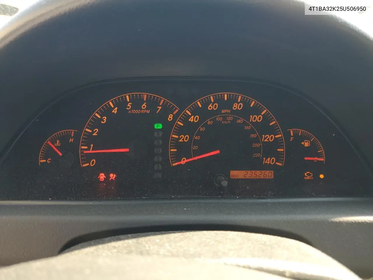 4T1BA32K25U506950 2005 Toyota Camry Se
