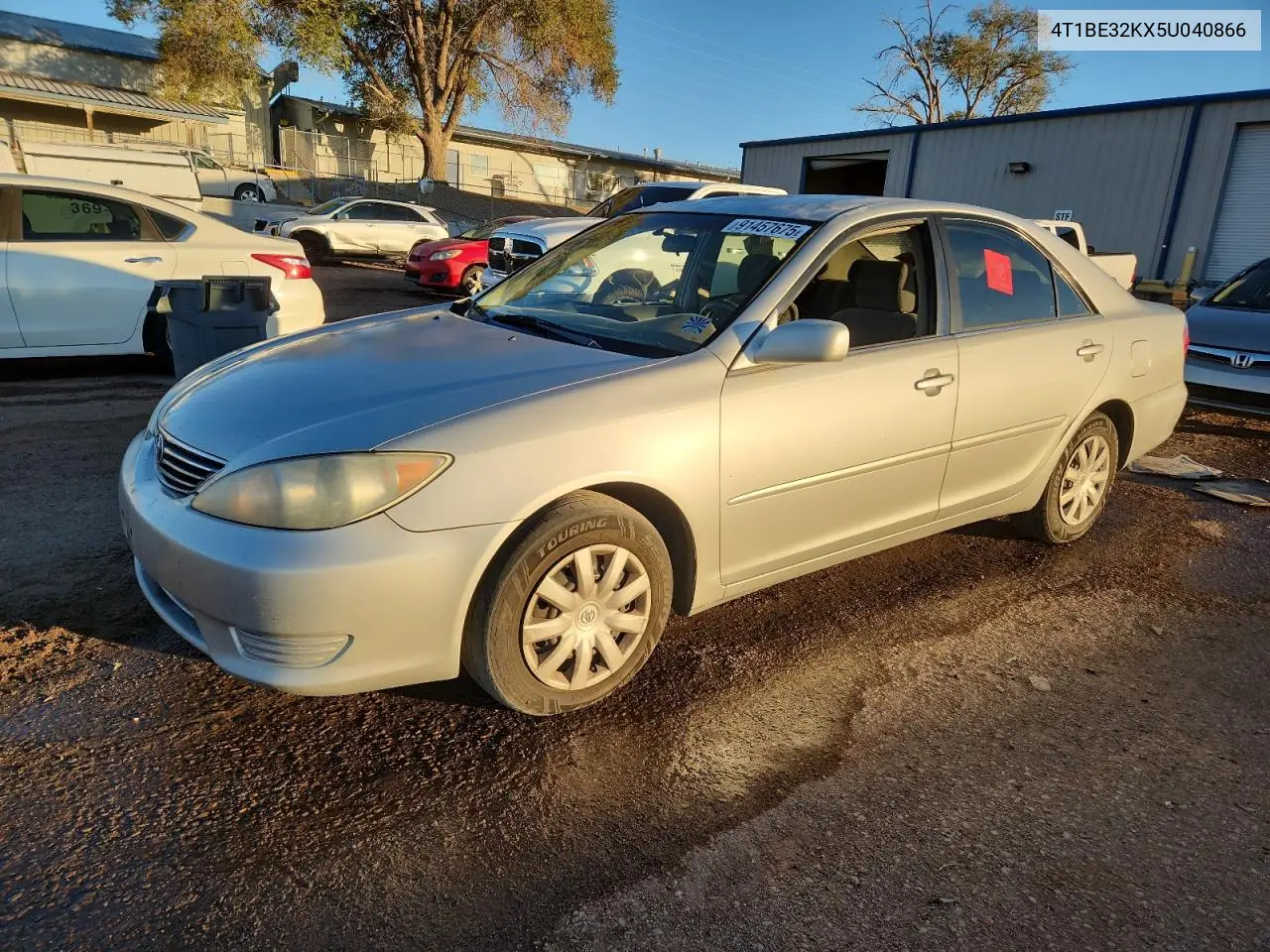 4T1BE32KX5U040866 2005 Toyota Camry Le