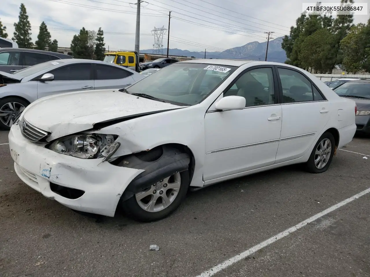 4T1BF30K55U086847 2005 Toyota Camry Le