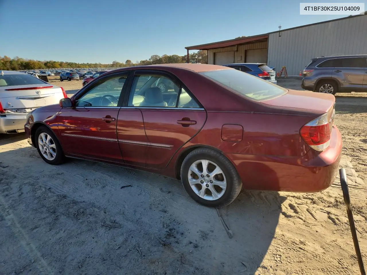 4T1BF30K25U104009 2005 Toyota Camry Le