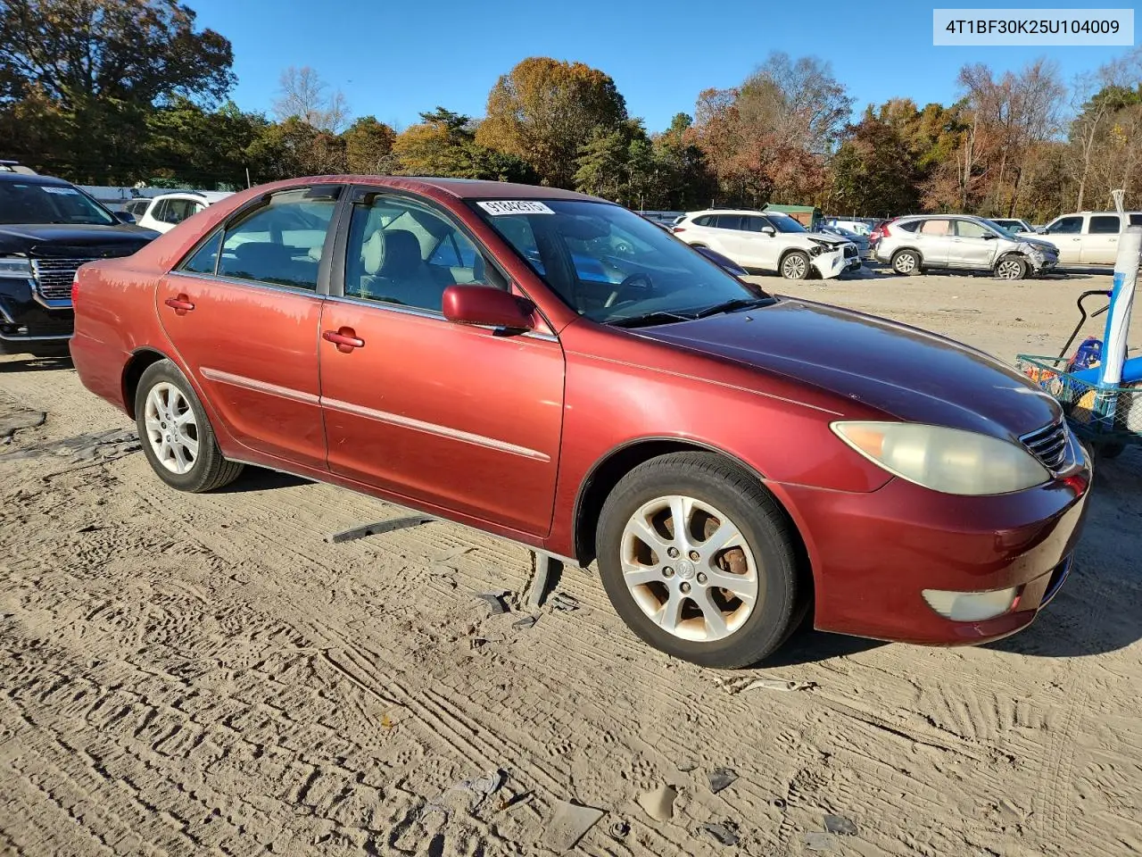 4T1BF30K25U104009 2005 Toyota Camry Le