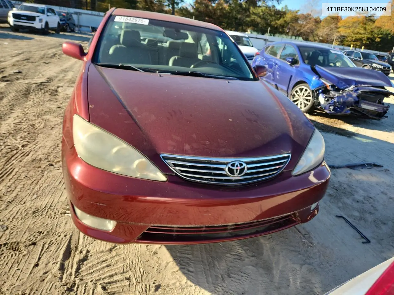 4T1BF30K25U104009 2005 Toyota Camry Le