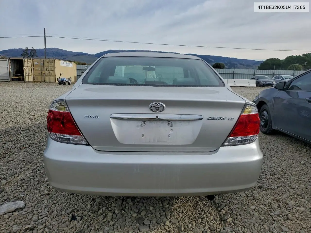 4T1BE32K05U417365 2005 Toyota Camry Le